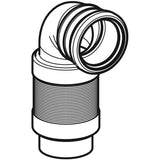 Geberit PE Anschlussbogen 90° für WC, ausziehbar