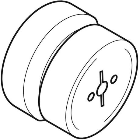 Geberit Silent-db20 Enddeckel verschraubbar: d=160mm