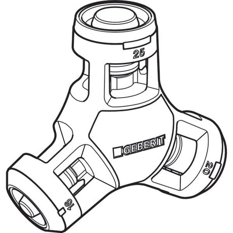 Geberit PushFit Entgrat- und Kalibrierwerkzeug: d=16/20/25mm