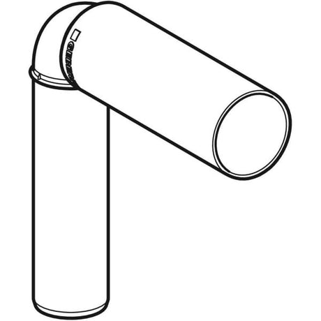 Geberit Silent-PP Anschlussbogen 90° verlängert