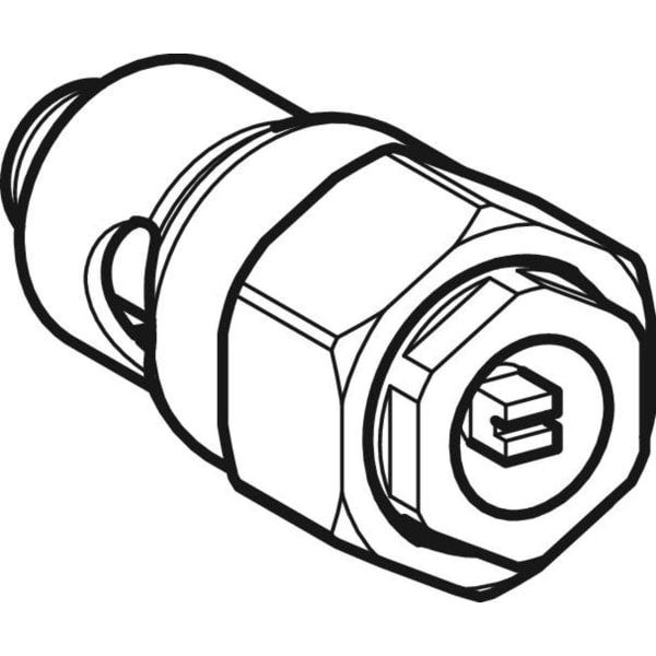 Geberit Abpressstopfen für Rohrende: Werkstoff=Stahl, d=25mm