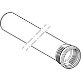 Geberit Silent-Pro Rohr mit Muffe, Kunststoff Polypropylen, Außendurchmesser 75 mm, Wandstärke 3.8 mm, drucklos, Ringsteifigkeitsklasse SN4, schwarz