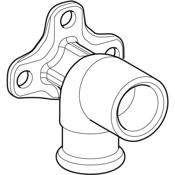 Geberit Mapress Kupfer Anschlusswinkel 90°: CC499K