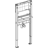 Geberit Duofix Element für Waschtisch, Stahl, 112–130 cm, Wandarmatur Unterputz
