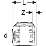 Geberit FlowFit Rohr-Endstopfen
