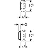 Geberit GIS Traverse für Waschmaschine und Geschirrspülmaschine