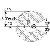 Geberit Duschwannenablauf für Duschwannen mit Ventilloch ø 52 mm, DN 50, Polyethylen (PE)