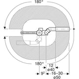 GEBERIT Badewannenablauf Rohbau-Set UNIVERSAL TOP