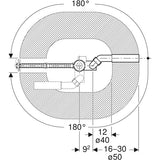 GEBERIT Badewannenablauf Rohbau-Set UNIVERSAL TOP