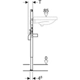 Geberit Duofix Element für WT, 82-98 cm für Standarmatur