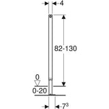 Geberit Duofix Ständer teilhoch, 82–130 cm: H=82cm