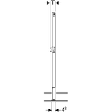 GE Duofix Element f. Dusche und BW 98-112 cm, Wandarmatur AP