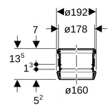 Geberit Silent-db20 Stütz- und Dehnmuffe