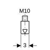 Geberit Pluvia Aufhängeelement: galvanisch verzinkt, L=6.7cm