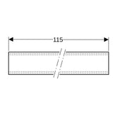 Geberit Gewinderohr: G=1/2″, galvanisch verzinkt