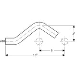 MAPRESS Edelstahl Pressfitting Sprungbogen mit Schiebeende