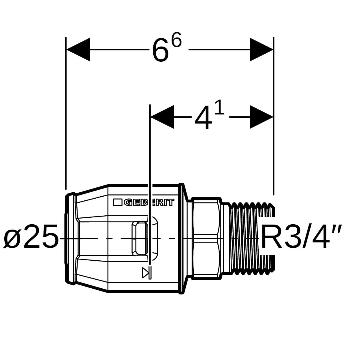 MegaHaustechnik Übergang mit 3/8 Zoll Außengewinde AG Pressfitting aus Messing für Mehrschichtverbundrohr 16x2 mm Außendurchmesser x Wandstärke MegaHaustechnik Übergang mit 3/8 Zoll Außengewinde AG Pressfitting aus Messing für Mehrschichtverbundrohr 16x2 mm Außendurchmesser x Wandstärke