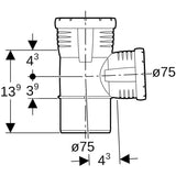 Geberit Silent-Pro Abzweig 87,5°