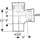Geberit Silent-Pro Bogenabzweig 87,5°
