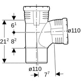 Geberit Silent-Pro Bogenabzweig 87,5°