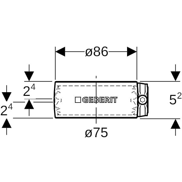 Geberit Silent-db20 Spannverbinder