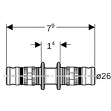 Geberit Mepla Kupplung: PVDF