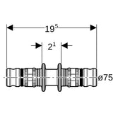Geberit Mepla Kupplung: PVDF