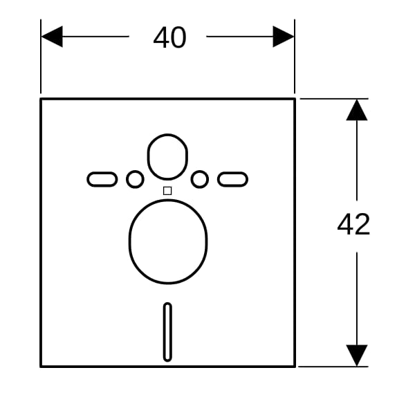 Geberit Schallschutzset für Wand-WC