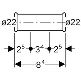 Geberit Mapress Edelstahl Schiebemuffe (Gas)