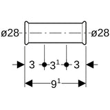 Geberit Mapress Edelstahl Schiebemuffe (Gas)