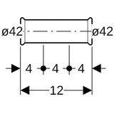 MAPRESS Edelstahl Schiebemuffe, gerade (LABS-frei)