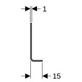 Geberit Kombifix Set Fußstützen (2 St.)