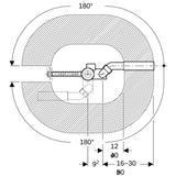 GEBERIT Badewannenablauf Rohbau-Set UNIVERSAL TOP
