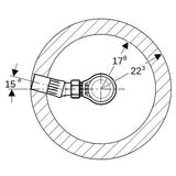 Geberit Duschwannenablauf für Duschwannen mit Ventilloch ø 52 mm, DN 50, Polyethylen (PE)