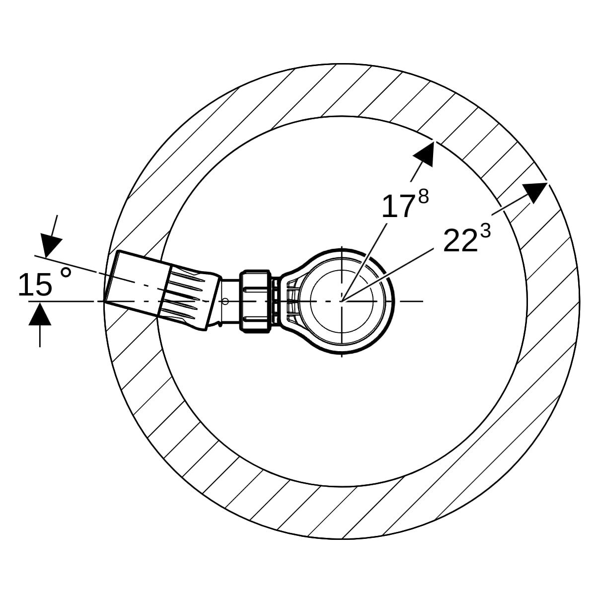 Geberit Duschwannenablauf für Duschwannen mit Ventilloch ø 52 mm, DN 50, Polyethylen (PE)