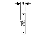 Geberit Duofix Traversenelement für Wandarmatur Aufputz