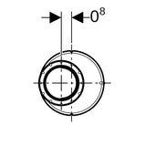 Geberit Silent-Pro Reduktion exzentrisch