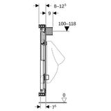 Geberit Kombifix Element für Urinal, 109–127 cm, universell