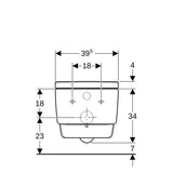 Geberit AquaClean Mera Comfort WC-Komplettanlage Wand-WC