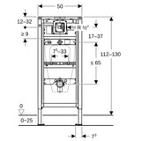 GE Duofix Element f. Urinal, 112-130 cm universell
