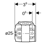 Geberit FlowFit Rohr-Endstopfen