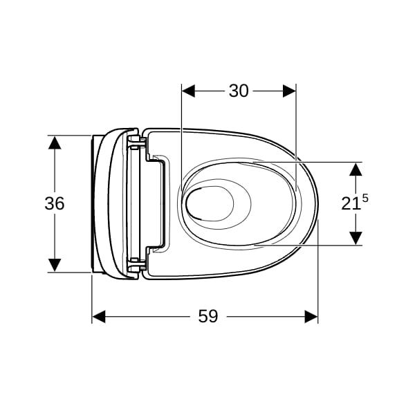 Geberit AquaClean Mera Comfort WC-Komplettanlage Wand-WC