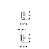 Geberit GIS Traverse für Waschmaschine und Geschirrspülmaschine