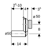 Geberit Urinalgeruchsverschluss weiß-alpin