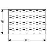 Geberit Isol Flex Schalldämmmatte: B=78cm