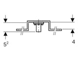 Geberit FlowFit Anschlusswinkel 90°,Rp=1/2″, L1=5.2cm