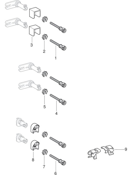 Geberit Duofix Set Wandanker für Einzel-u. Systemmontage (2 St.)