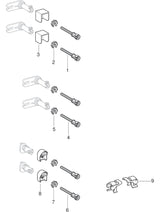 Geberit Duofix Set Wandanker für Einzelmontage, Ecklösung (2 St.)