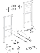 Geberit Duofix Element für Urinal 112-130 cm Universal für AP-Druckspüler