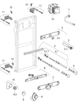 Geberit Kombifix Element für Urinal, 109–127 cm, universell